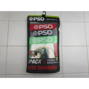 PSD Standard Core Mexico Bird Flag Men's Medium‎ (32-34) Premium Boxer Briefs